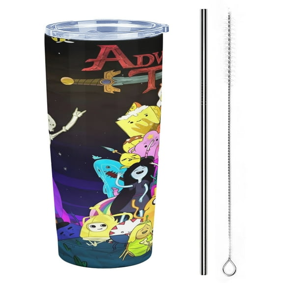 Adventure Time Personalised Travel Mug has an iconic print, is durable with insulation.