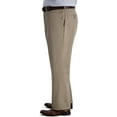 thumbnail image 2 of Haggar Mens BT Iron Free Premium Khaki Classic Fit Flat Front Expandable Waist Pant, 2 of 5