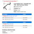 thumbnail image 2 of Lower Radiator Hose - Compatible with 1998 - 2002 Ford Crown Victoria 1999 2000 2001, 2 of 2