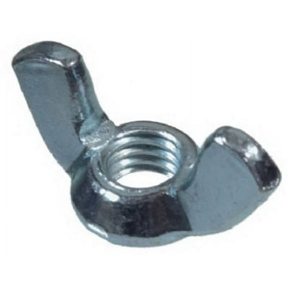 Wing Nuts, Forged, Zinc-Plated Steel, 5/16-In., 100-Pk.