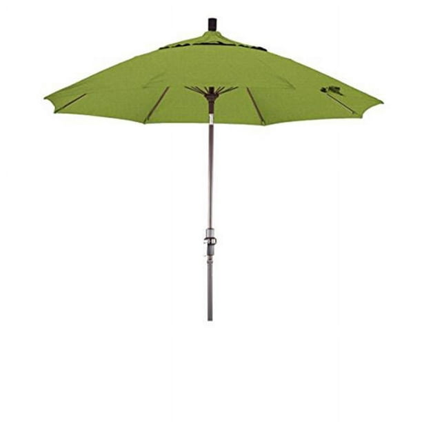 California Umbrella GSCUF908117-5429 9 Pi Rond Fibre de Verre Nervure & Aluminium Pôle Manivelle Ascenseur & Col Inclinable Bronze - Aras Sunbrella