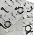 thumbnail image 4 of Ambesonne Grommet Curtain, , 50"x84", Taupe Coconut and White, 4 of 5