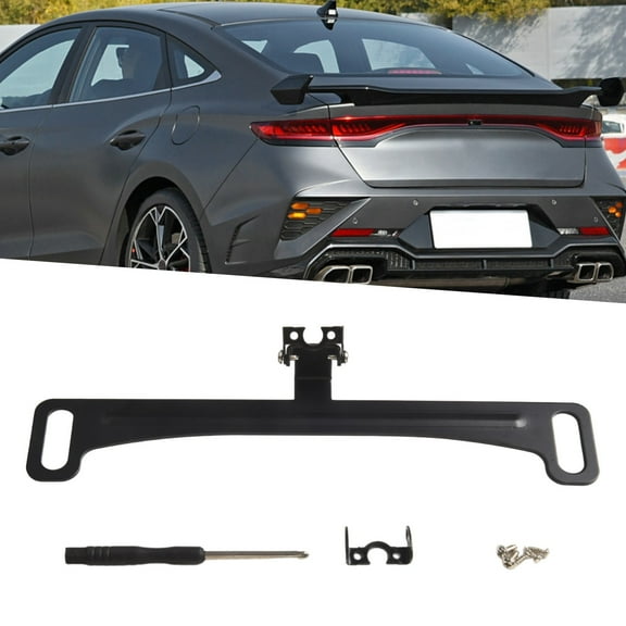 001 Se Plate Spring Loaded Car License Plate Frame Rear View Camera License Plate Holder For American Style