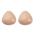 thumbnail image 1 of Brasier sin Varillas Mujer Almohadilla Triangular Doble de Silicona Autocepillada para El Pecho, Esponja Gruesa, Inserto Transpirable para Bikini, Parche para El Pecho Fruncido Mediana, 1 of 5