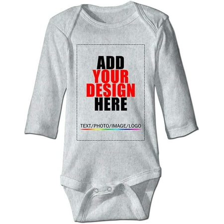 

BESEON Customized Unisex Baby Bodysuit Romper Design Your Own Shirt Add Your Image Text