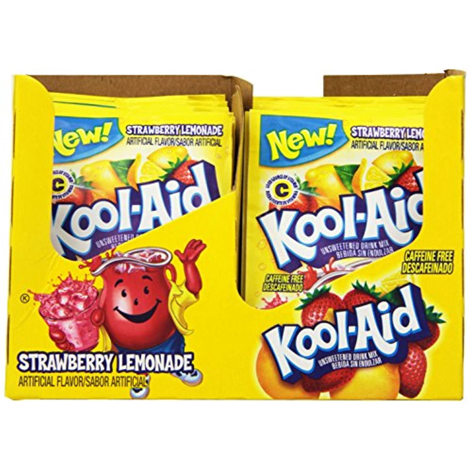 Kool-Aid Twists Soarin Strawberry Lemonade Unsweetened Soft Drink Mix, 0.19-Ounce Packets (Pack Of 96)