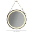 thumbnail image 3 of kleankin Modern LED Bathroom Mirror, Dimmable Vanity Mirror Anti-fog, 3 of 10