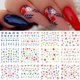 thumbnail image 1 of 12pcs Christmas Nail Sticker Santa Claus Elk Snowman Gift Water Transfer Slider Full Wrap Xmas Cartoon Winter Decal SABN/A-1, 1 of 4