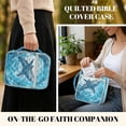 thumbnail image 4 of ZUXONGSY Sea Shark Print Bible Cover for Women Sturdy Bible Carrier Portable Carrying Book Case with Handle Journal Case for Christian, 4 of 7