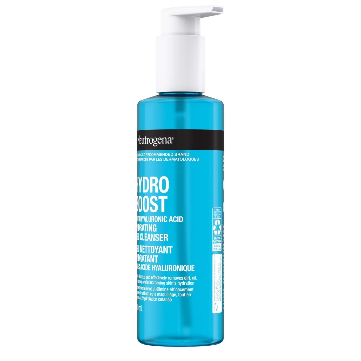 Neutrogena Hydro Boost Hydrating Cleansing Gel, Facial Cleanser, Hyaluronic Acid, Non Comedogenic, Paraben Free, 230 mL
