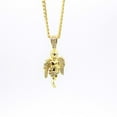 thumbnail image 3 of Women's Shiny Real Looking Diamond Angel Charm Chain 24 Inches 18k Real Gold Plated Layered, 3 of 5