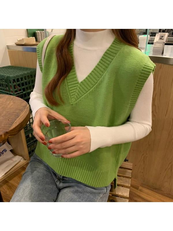 knitted sweater vest womens