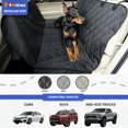 thumbnail image 4 of Funda impermeable para asiento trasero de perro 4Knines para coches, SUVs y camiones, 4 of 8