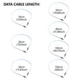 thumbnail image 5 of USB C Extension Cable Type C Flat Silicone Cable Type C Male to Male Data Cord, 5 of 8