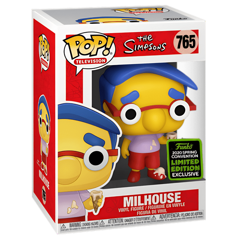 Funko Pop! The Simpsons Milhouse #765 ECCC Exclusive Vinyl