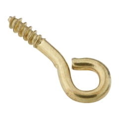 

2PC National Hardware National Hardware - N118-737 - 0.08 in. Dia. x 13/16 in. L Polished Brass Screw Eye 10 lb. capacity 7/Pack