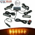 thumbnail image 4 of Emergency Strobe Lights, Waterproof Super Bright Amber Led Warning Lights, Ultra Slim Design with Sync Feature Easy Installation for Universal Fit Emergency Vehicles, 4 of 5