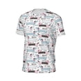 thumbnail image 6 of Wukai Dachshund Dog Puppy Print Men's Short-Sleeved Mesh T-Shirt,Quick-Dry Short Sleeve Workout T-Shirt-3X-Large, 6 of 8