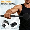 thumbnail image 6 of AIMAIAIMAI 21in Extendable Silicone Back Scrubber – Dual-Sided Shower Brush with Long Handle & Non-Slip Grip for Men, Women, Elderly (Black), 6 of 7