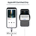 thumbnail image 3 of Cable auxiliar JSAUX para iPhone, 3,5 mm a Lightning de 1 m, gris, 3 of 7