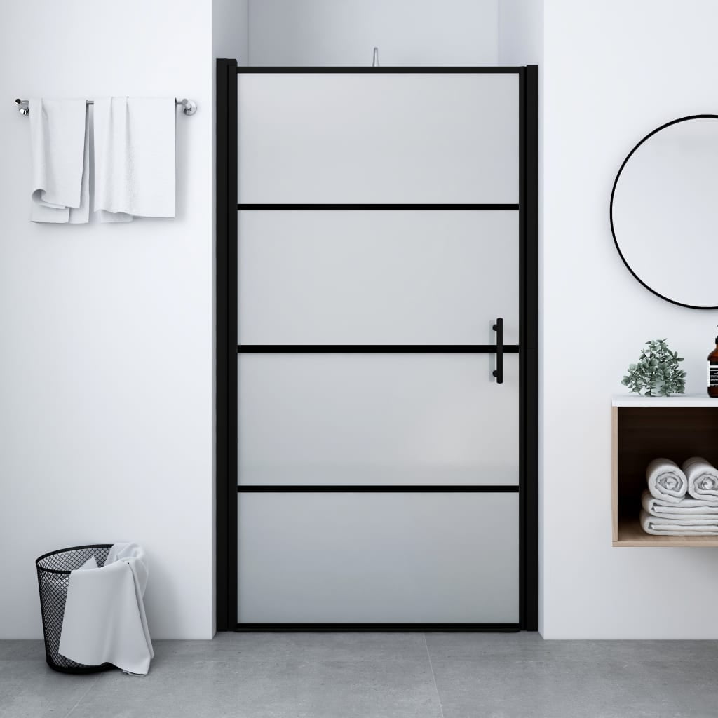 vidaXL Pivot Shower Door Bathroom Bath Screen Shower Enclosure Tempered Glass