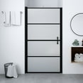 thumbnail image 4 of vidaXL Pivot Shower Door Bathroom Bath Screen Shower Enclosure Tempered Glass, 4 of 35