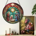thumbnail image 5 of Nativity SceneStained Glass Suncatcher, Nativity SceneGlass Suncatchers for Windows For Merry Christmas, 5 of 7