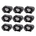 thumbnail image 3 of Shisuyan 20 Pcs High Elastic Hair Snood Nets Satin Ruffles Hairnets Heardresses for Ballet Dance Performance without Lace (Black), 3 of 8