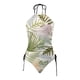 thumbnail image 4 of MKLEKYY Trajes De Baño Completo Mujer Women'S Swimwear Tankini 2 Piece Normal Swimsuit Backless 2 Piece Printing Adjustable Print Color Padded Strap Bathing Suits Sexy Vacation Beach Wear 6, 4 of 4