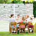 thumbnail image 5 of MAYEERTY 72×47" Outdoor White Metal Privacy Panel Screen for Backyard & Garden, Shadow Play Pattern, 5 of 9
