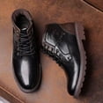 thumbnail image 2 of Botas de hombre, botas Martin, botas cortas informales con cremallera de talla grande, zapatos de hombre, zapatos de caña alta de otoño e invierno, 2 of 5