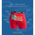thumbnail image 4 of Little Blue House Men's Funny Boxer Briefs, Nice Package, Small, 4 of 4