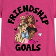 thumbnail image 3 of Barbie - Friendship Goals - Toddler And Youth Girls Short Sleeve Graphic T-Shirt, 3 of 5