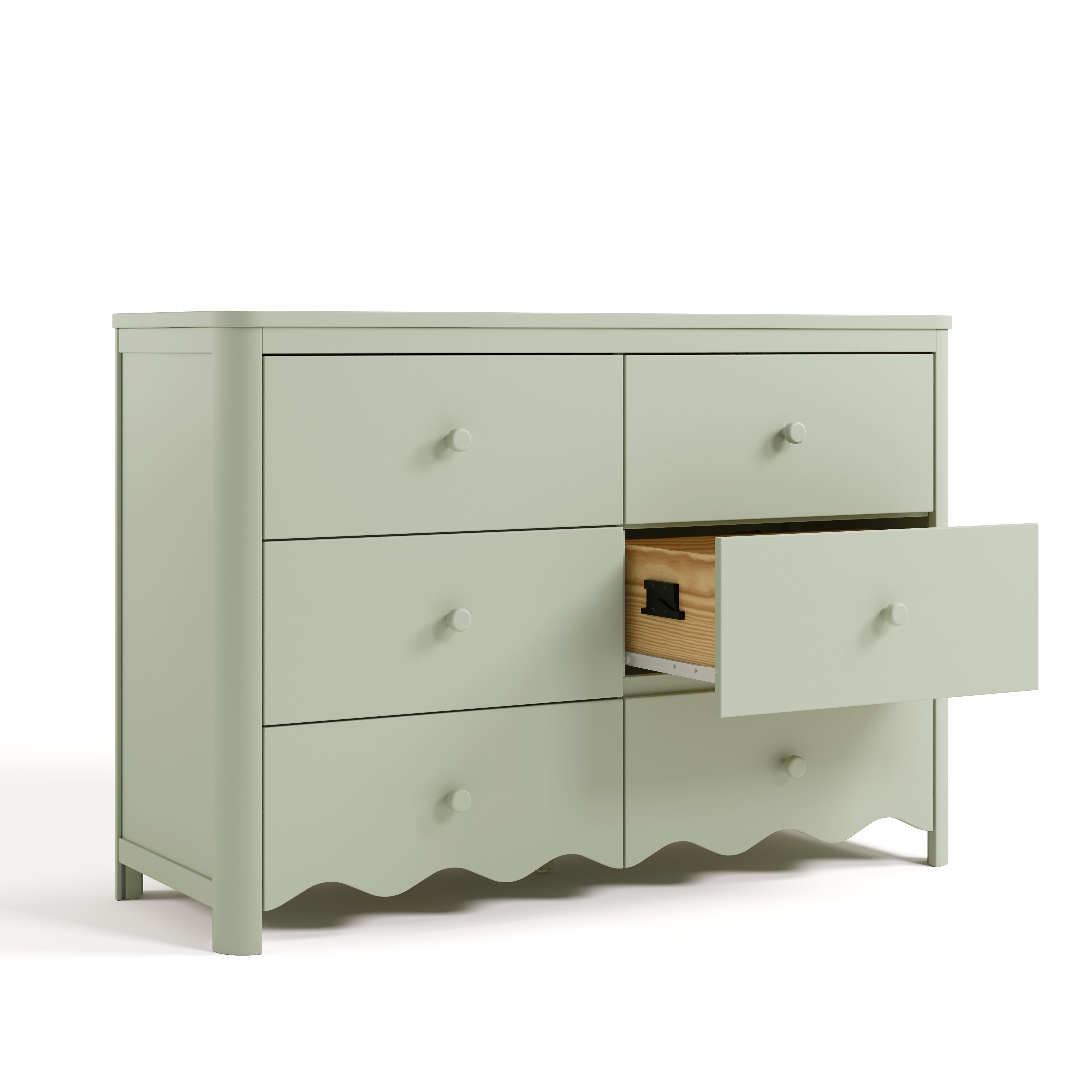Art of Nursery by Storkcraft Casablanca 6 Drawer Nursery Dresser, Sage