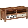 thumbnail image 3 of vidaXL TV Stand 35.4"x11.8"x15.7" Solid Wood Sheesham, 3 of 8
