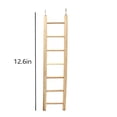 thumbnail image 3 of Barhoo Solid Wood Bird Toy Climbing Ladder Parrot Playground Stand Perch Platform Cage Accessories Activity Center for Parrots Finches Small Birds Exercise Gym Pet Climbing Ladder *1, 3 of 3