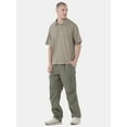 thumbnail image 3 of No Boundaries Oversized Cotton Polo Shirt, Men's and Big Men's, 3 of 5
