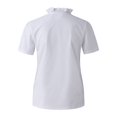 thumbnail image 4 of T-Shirt Décontracté à Manches Courtes à Volants et Manches Courtes pour Femmes, 4 of 6