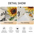 thumbnail image 6 of Round Tablecloth Farmhouse Floral Sunflower Waterproof Oil Proof Polyester Table Cloth Cover Decor for Home Dining Outdoor,Patio,Parties, 60" Dia. You Are My Sunshine Beige, 6 of 9
