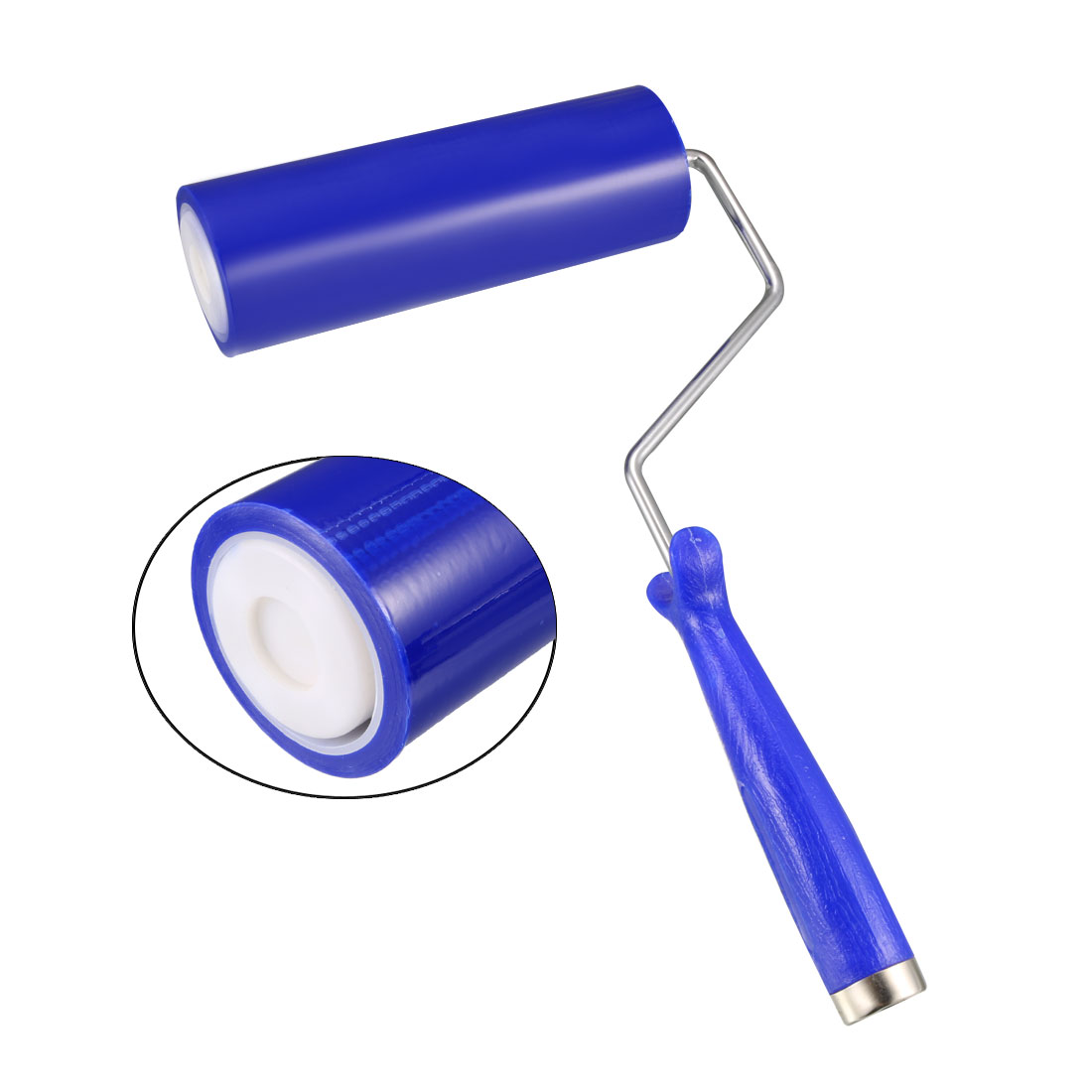 6Inch Sticky Roller Dust Removal Hair Lint Cleaner w Aluminum Handle J