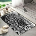 thumbnail image 6 of 3D Flower 49 Non-Slip Memory Foam Bath Rug: Absorbent, Quick-Dry, Machine Washable, Soft & Comfortable - S, 6 of 7