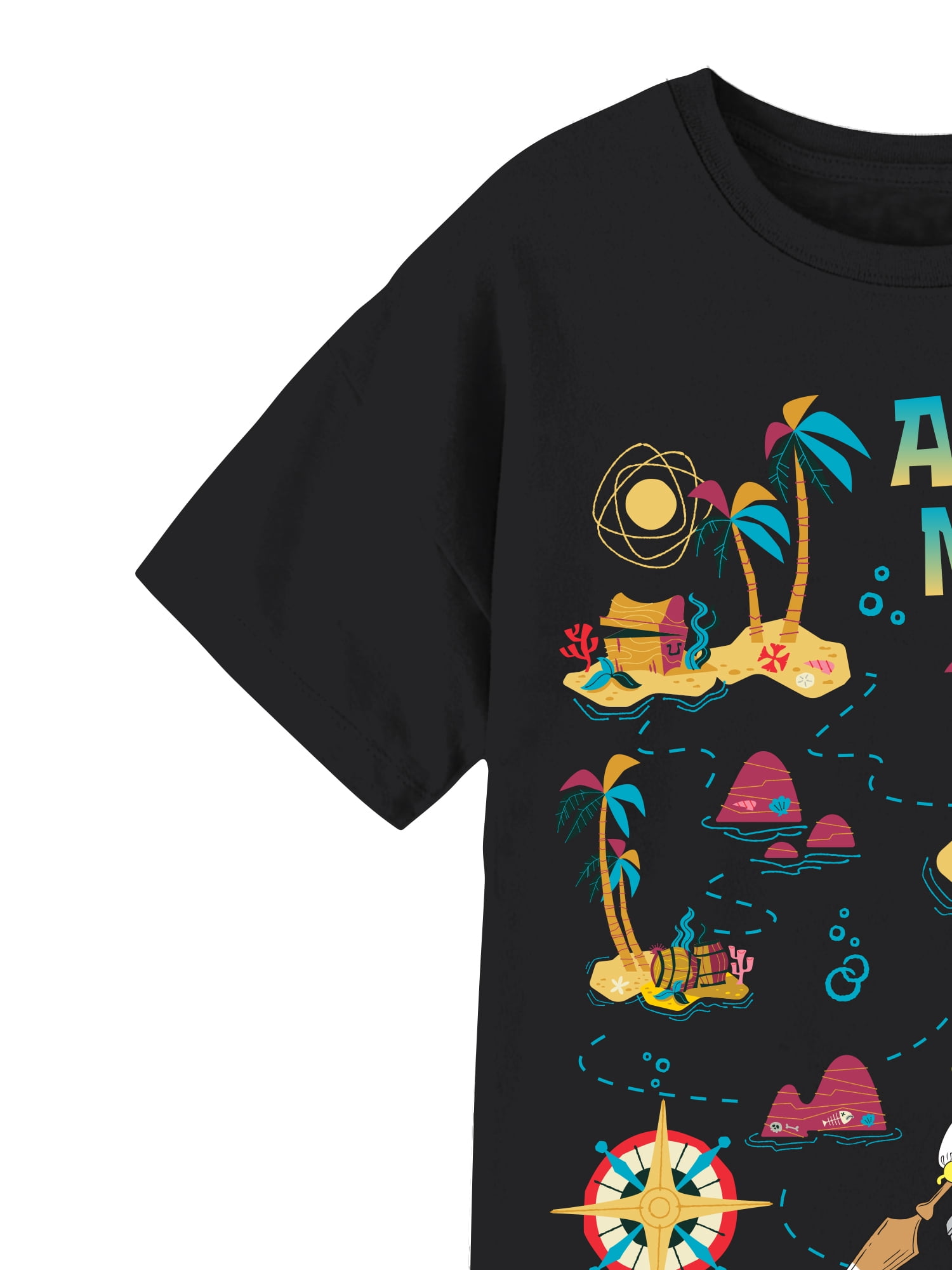SpongeBob SquarePants Girls Short Sleeve Graphic T-Shirt, Sizes 4-16