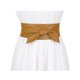 thumbnail image 5 of Cinturones Obi de Talla Grande para Mujeres INSPIRE CHIC para el Día de la Madre, Cinturón Anudado de Autoajuste, Cinturón Ancho para Vestidos, Color Camello 37.40-40.16, 5 of 6