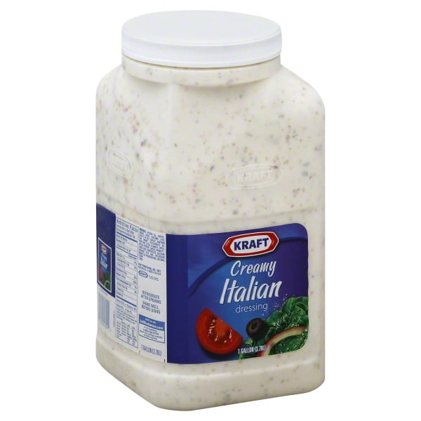 Kraft Creamy Italian Dressing, 1 Gallon 4 per case.