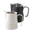thumbnail image 2 of Espumador de leche de acero inoxidable para capuchino, café y latte Beige 500ml Negro 350ml, 2 of 7