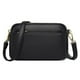 thumbnail image 1 of Bolso Cruzado Btafrte Clásico PU Textura Versátil Retro Cuadrado Pequeño 2770 negro 20*12*6 cm, 1 of 9