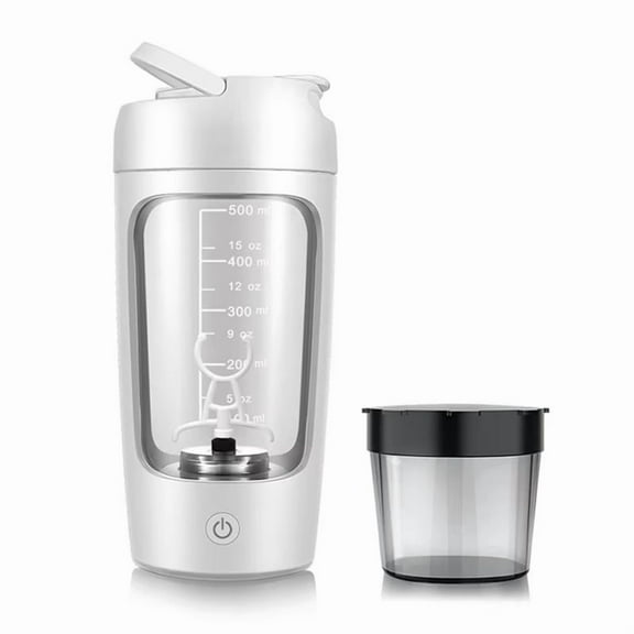 Electric Protein Portable 1200mAh Rechargeable Blender Cup Automatic Self Stirring Mug Mixing Cups White
