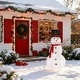 thumbnail image 3 of Zimtown LED Lighted Snowman Christmas Snowman w/ 180 LED Lights,Hat Christmas Outdoor Decoration, 3 of 10