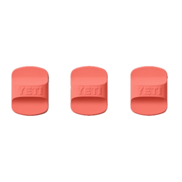 Paquete de 3 vasos Magslider para YETI Rambler, color coral