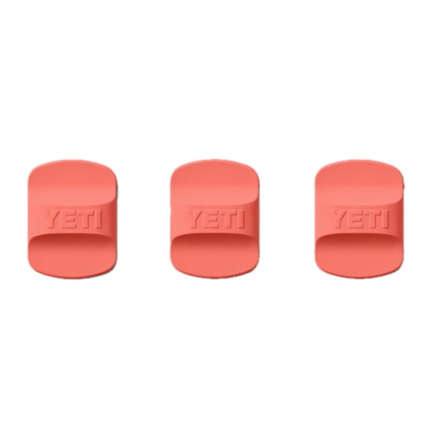 Paquete de 3 vasos Magslider para YETI Rambler, color coral